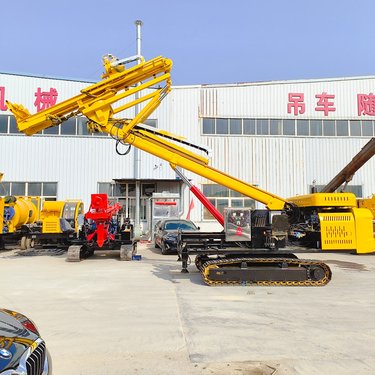 可升降锚杆锚索钻机 基坑支护护坡钻孔机 城市建筑位移支护钻机