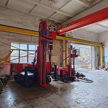 小型履带高压旋喷桩机 公路高速路下沉加固旋喷钻机 60柱塞分体注浆泵