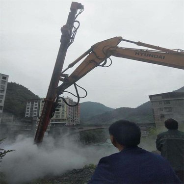 挖改潜孔钻机 光伏钻孔矿山施工开山设备 地基打桩 愚公斧