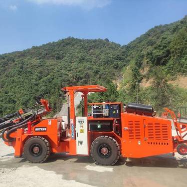 盛达矿山开采掘进凿岩选用鑫通中深孔凿岩钻机DL2