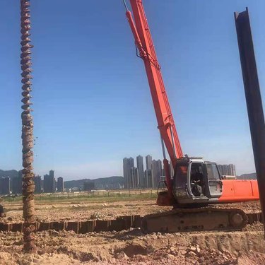 钻机动力头旋挖钻机 电线杆钻孔引孔机 液压螺旋打桩机