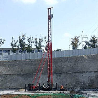 涌泉双管高喷台车 多功能抗浮锚杆钻机 止水加固旋喷桩机