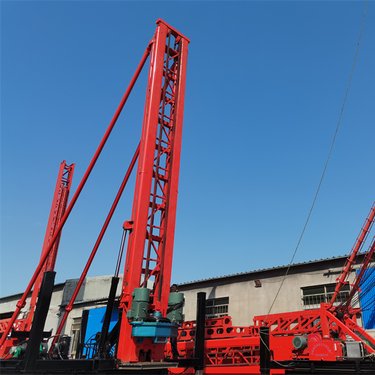 双轴高压锚杆钻机 砂浆泵旋喷桩高喷灌浆台车 移动方式 液压步履