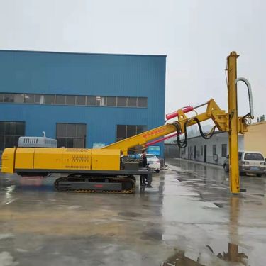 电气动高效支架式凿岩钻机 隧道加固工程护坡潜孔钻机