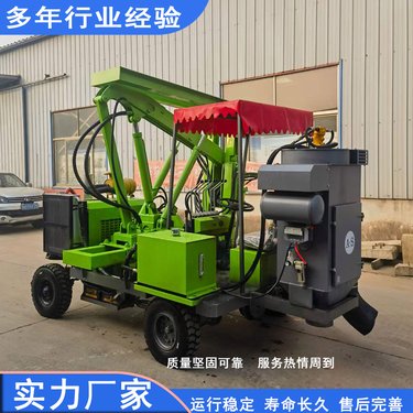护栏打桩机公路多功能钻机全液压打拔机打桩设备