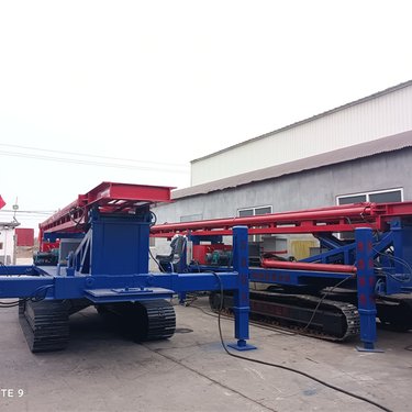 抗浮自行走旋喷桩施工钻机双管高压旋喷桩机注浆加固