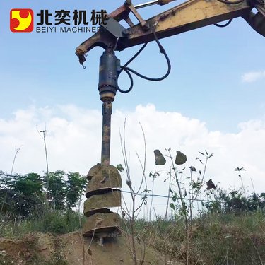 小挖机改螺旋钻机 质量稳定 采用进口液压马达