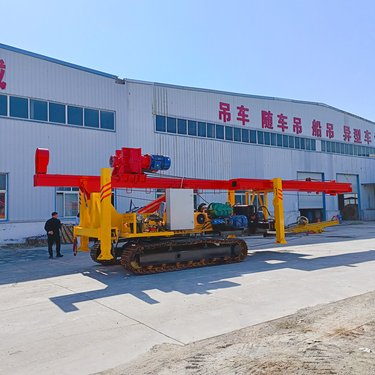 桩架式10米建筑地基打桩机 履带式抗浮锚杆钻机 一次成孔桩基长螺旋