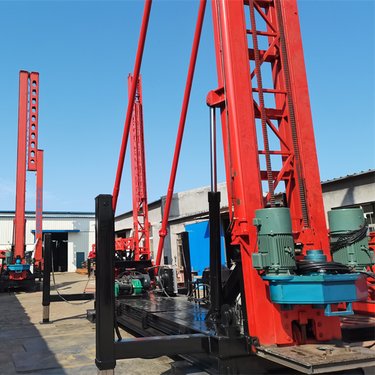 步履螺旋钻机 土壤修复40米塔架高喷灌浆台车 总功率 85.5KW