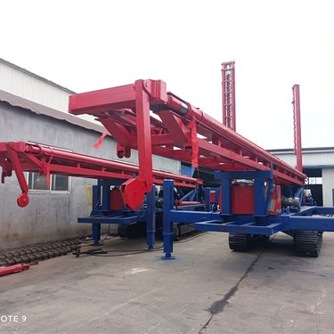360度旋转底盘双油缸加压抗浮锚杆施工钻喷一体台车