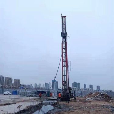 双油缸加压高喷台车 双管高压旋喷 双电机动力头