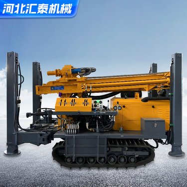 HT200型水气两用水井钻机 气动多功能岩石打井机