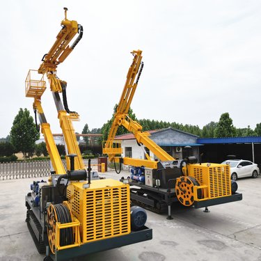 洞内管棚钻孔设备 博远 重量轻操作方便 全地形 隧道锚杆专用钻机