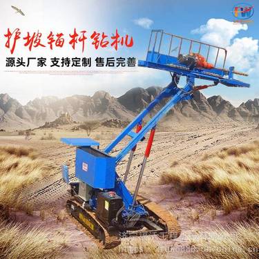 福沃重工 10米液压履带式锚固钻机 自进式锚杆钻机图片