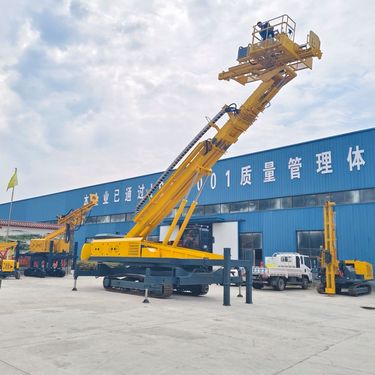 边坡加固锚索钻机 高空岩石潜孔钻车 全液压山体护坡锚固钻机