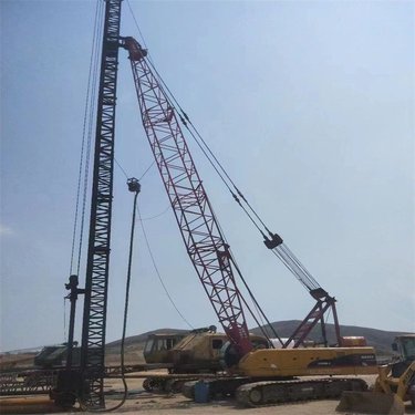聊城打孔锚杆锚索桩机 24米高压旋喷钻喷一体台车 旋喷桩工程施工队