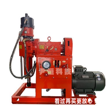煤矿用坑道勘探钻机机械传动360度旋转 防尘注水孔