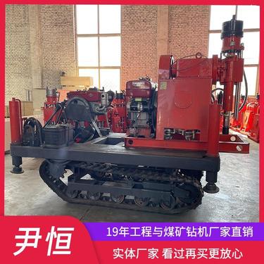 大履带柴动打孔注浆钻机 地基公路加固顶管双液注浆机 钻注一体机